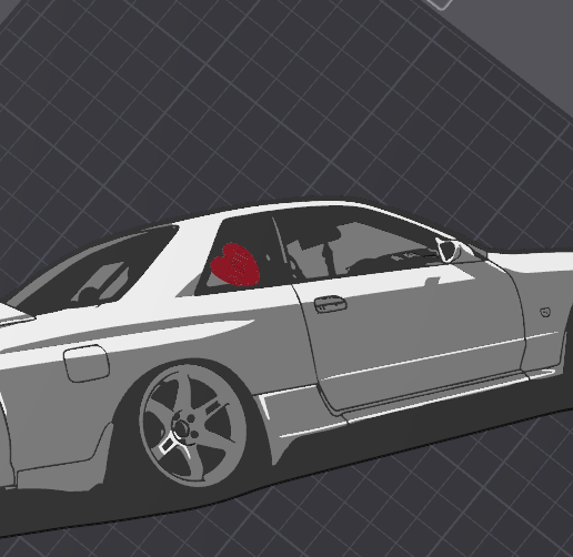 STL file Nissan R32 Wallart 🖼️ (3MF)・3D printable model to download・Cults