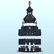 9.png Orthodox brick cathedral with bell tower and double towers (3) - Flames of war Bolt Action USSR WW2 Cold Era Modern Russia