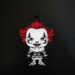 IT.jpg Archivo STL Pennywise Funko Llavero・Objeto imprimible en 3D para descargar