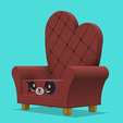 Couch3.png Bunny Couch - 3D Printable Model Inspired by Kindi Kids Show 3D print model