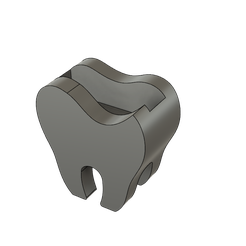 tarjetero-diente-v2.png Archivo STL Tarjetero Escritorio Modelo Diente・Design para impresora 3D para descargar