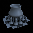 Clay_Jug_16_Supported.png 22 Clay Jug FOR ENVIRONMENT DIORAMA TABLETOP 1/35 1/24