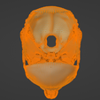 38.png 3D Model of Skull with Brain and Brain Stem - best version