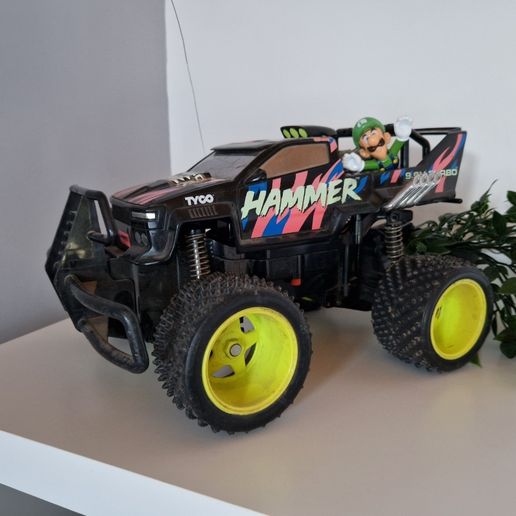 🔨 TYCO Turbo RC Hammer battery cover replacement・ STL File for