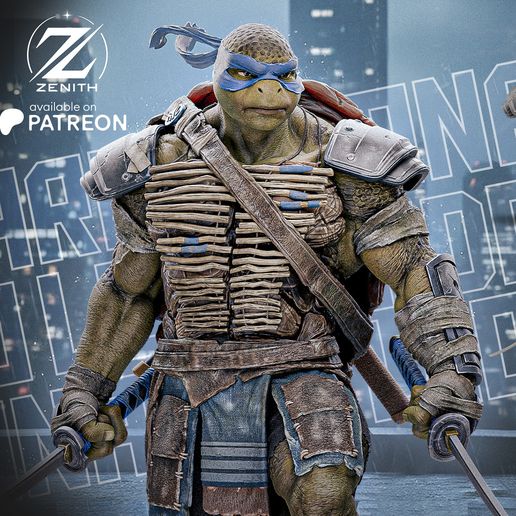 👾 LEONARDO TMNT 3D PRINT・ 3D File for 3D printing・Cults