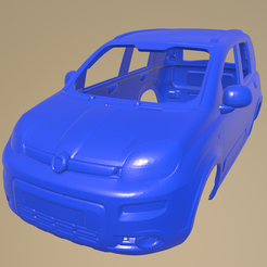 c15_013.png STL file Fiat Panda CityLife 2021 PRINTABLE CAR BODY・3D printer model to download