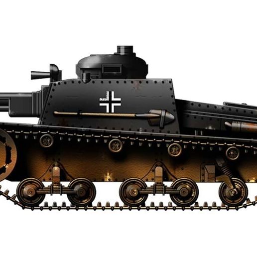 🧸 Skoda S-I-D T-32 / Pz. Kpfw. 732 (j) 1-35・Arquivo STL para