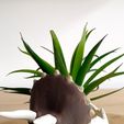 IMG_5287.jpg Dinosaurier-Eier 3er Set Blumentöpfe / Triceratops / Brachiosaurus / Parasaurus