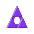 Triforce_Beta.stl Legend of Zelda Triforce