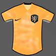 PB3.jpg QATAR 2022 World Cup T-shirt lamp of the Netherlands national team in full color.