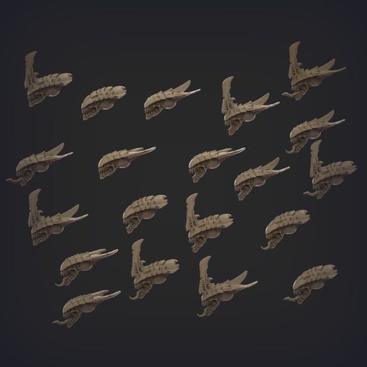 MODERN HEADS COMPATIBLE WITH THE ORIGINAL WARRIOR