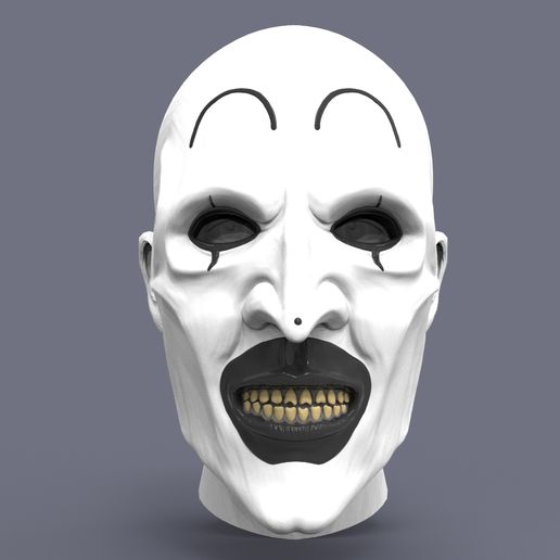🎨 Mask Art the Clown Terrifier 3D print model・ STL File for 3D printing ...