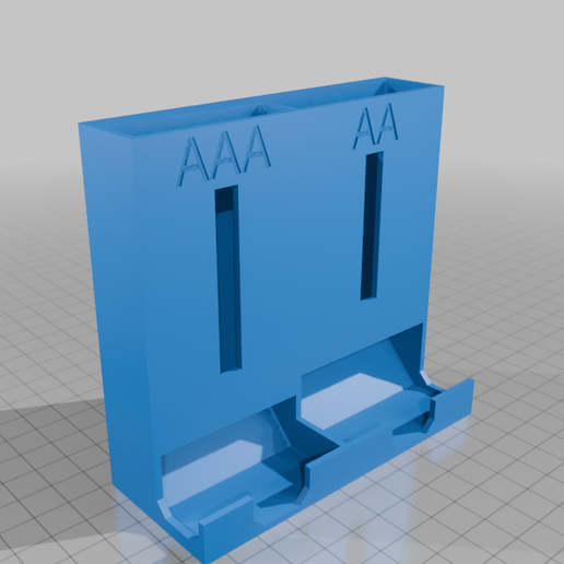 Battery dispenser for AA and AAA
