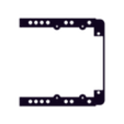 nr200_tophat_spacer_v1_front.stl Cooler Master NR200 Gehäuse Top Hat Spacer