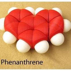 a2cc1c91a0829991d2e88f324f85870f_preview_featured.jpg Free STL file Space-filling molecular models: Phenanthrene adventure pack・Design to download and 3D print
