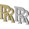 RR-logo-08.jpg Simple RR rolls-royce logo replica 3D print m