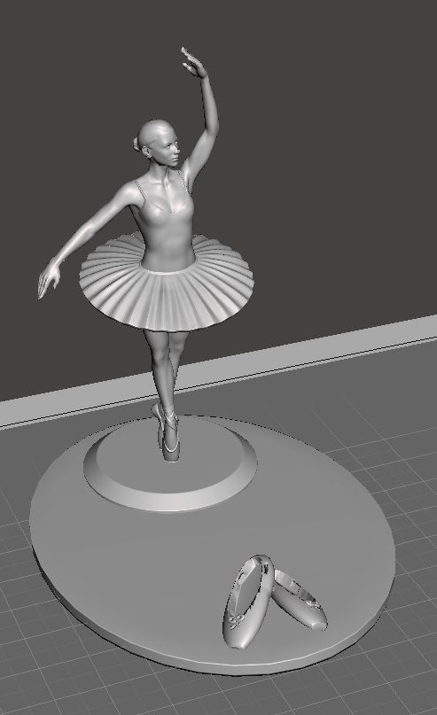 Bailarina1.jpg STL-Datei Ballet Dancer cell phone holder kostenlos・3D-druckbare Vorlage zum herunterladen, CMPereira