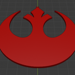Rebel.PNG Fichier STL gratuit Porte-clés Alliance Rebelle - Star Wars・Modèle imprimable en 3D à télécharger