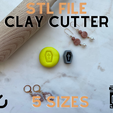 Polymer-Cutter-4.png Coffin Polymer Clay Stud Cutter | 5 Sizes | Digital STL File | 3D Printing