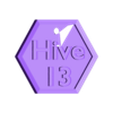 hive13_text_coin_3.stl Hive13 Coin