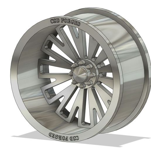🛞 SCX24 1.6 CSD Forged Wheel- Narrow・ STL File for 3D printing・Cults