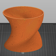 Capture2.png Oval Twist 1 Vase STL File - Digital Download -5 Sizes- Homeware, Minimalist Modern Design