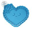 Kawaii_8cm_2pc_10_C.png Lovely Animals (16 files) - Cookie Cutter - Fondant - Polymer Clay