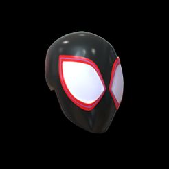 E1_SPMile.7402.jpg 3D file Miles Morales Spider Man in Spiderverse Accurate Full Wearable Helmet・3D print design to download