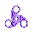 Zippy_curvy_spinner_v6.stl Curvier Zippier Fidget Spinner