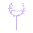 topper_comunion_2.stl PACK TOPPERS MY COMMUNION