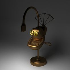 00.jpg OBJ file Devil Fish" Lamp・Template to download and 3D print, Nelsones