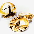 coastal-village-coasters-4-3-02.jpg Sous-verres Coastal Village