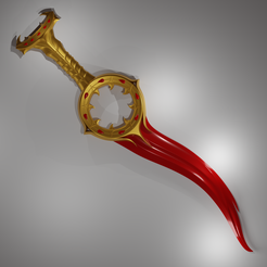 4.png 3D file Orin's dagger. Bloodthirst・3D print design to download