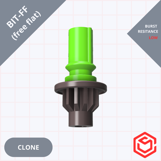 🆓 Beyblade X Bit FF (Free Flat)・ STL File for 3D printing・Cults
