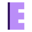 E.stl Letters and Numbers GTA (Grand Theft Auto) | Logo