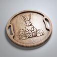 1.png Easter Bunny Tray 4 - Digital Files for CNC Router (svg, dxf, eps, ai, pdf)