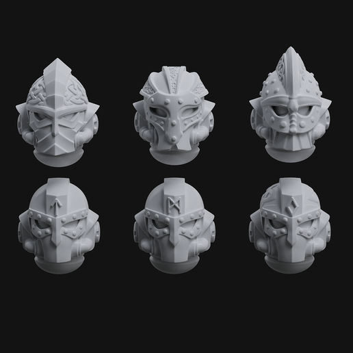 SPACE VIKINGS HELMETS