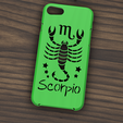CASE IPHONE 7 Y 8 SCORPIO V1 4.png Case Iphone 7/8 Scorpio sign