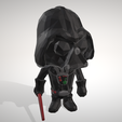 darthvader.png STL file Darth Vader - Lowpoply Collection Figurine・3D printing model to download