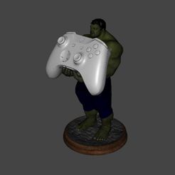 Screenshot_3.jpg Archivo STL Soporte para mando de XBox de El Increíble Hulk・Modelo de impresora 3D para descargar