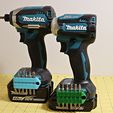 IMG_0243.jpg Free STL file Compact Bits holder for Makita LXT (Magnetic, Customizable)・3D printer design to download