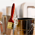 download-3.png Free STL file Paint Brush Holder・3D printable model to download