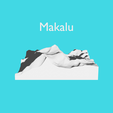 Makalu.png 3D Topography - 10 Highest peaks