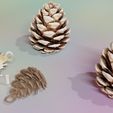 3ab2c9f3-3eec-4c64-9ae1-2136ccb907f8.jpeg Gilded Pine Cone Christmas Decoration 2