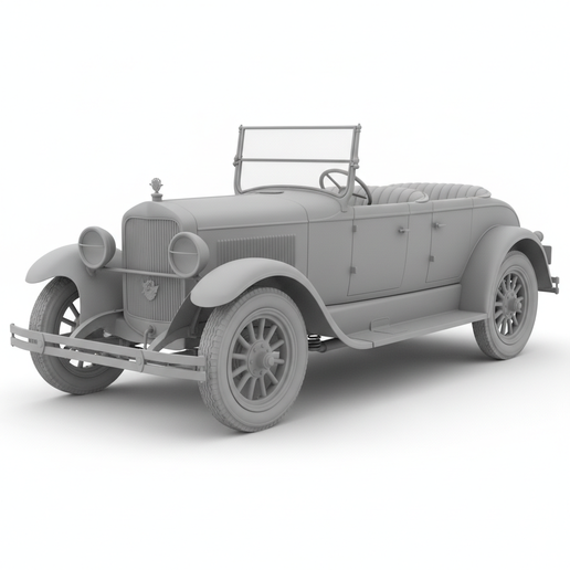 Willys-Knight 66 (1926) printable car, car 3D print, drift car STL, 2010 supercar STL, vehicle STL, formula car STL, endurance car STL, jeep style STL, split parts car STL, car display model, 2000s tuner car STL, 1:64 car STL, convertible STL, garage dior