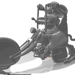 Sem-Título-1.jpg Fichier STL Hotdog Rat Fink Harley Davidson・Objet pour imprimante 3D à télécharger