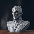 2.jpg Datei STL Night King Bust - Game of Thrones・Modell für 3D-Druck zum herunterladen