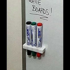 Soporte-rotuladores-4.jpeg STL-Datei Whiteboard marker holder markers markers kostenlos・Modell zum 3D-Drucken zum herunterladen
