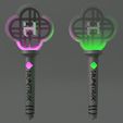 01.jpg KPop Demon Hunters HUNTRIX Lightstick. Cartoon, movie, props, cosplay
