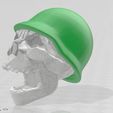 Soldierskull3.JPG Skull of a Worldwarsoldier screaming - Soldier Skull